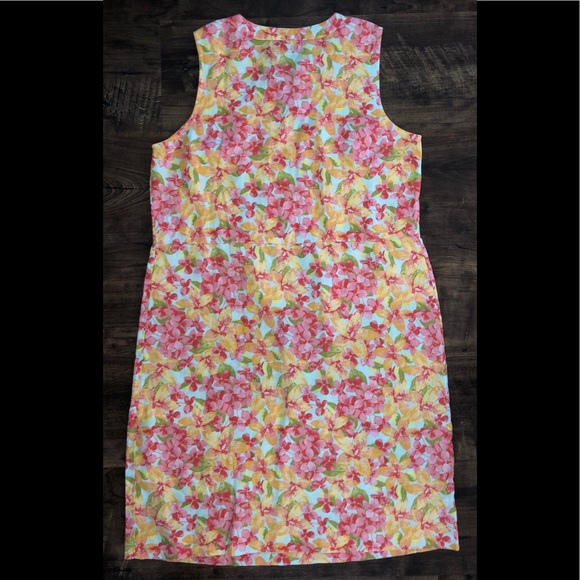 J. Jill Love Linen Sleeveless Tunic Style Dress - Picture 2 of 7